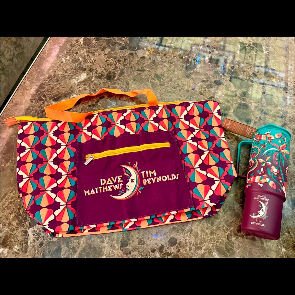 Miir cup and Foldable travel bag, Dave Matthews and Tim Reynolds theme